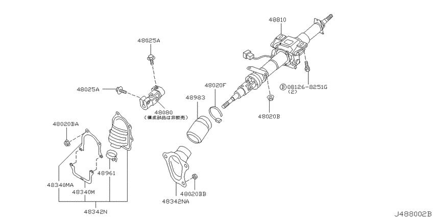 Steering column