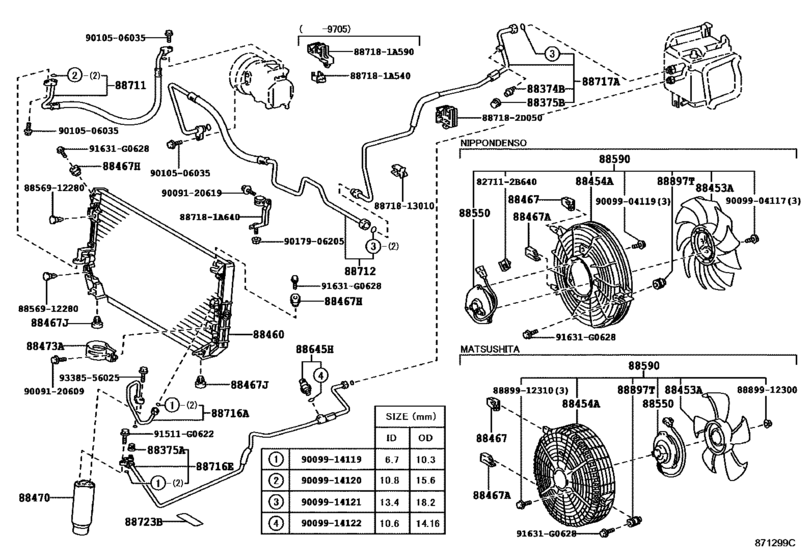 Heating & Air Conditioning - Cooler Piping