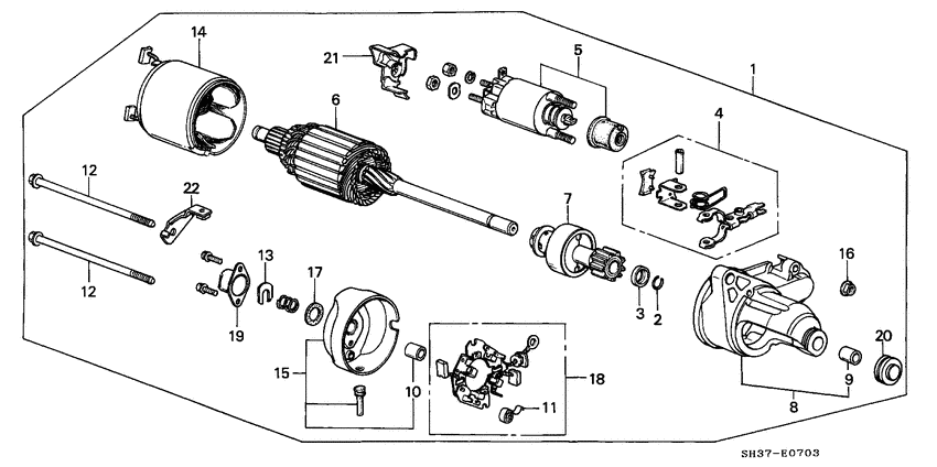 Starter motor