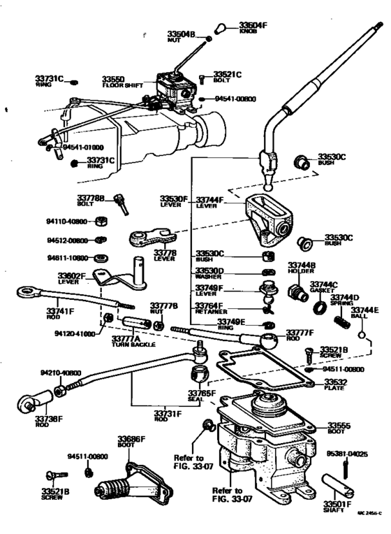 Shift Lever & Retainer