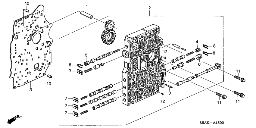 Main valve body