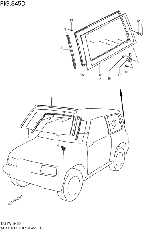 ウエザストリップ / glass