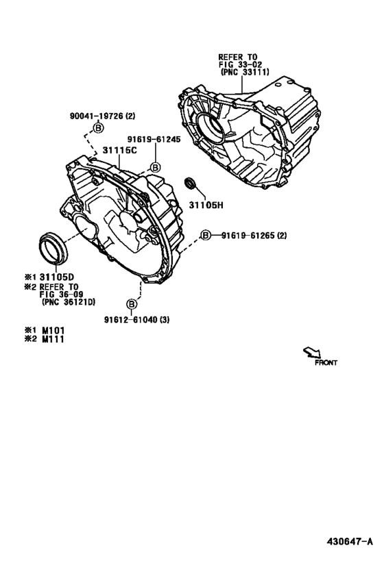 Front Axle Housing & Differential