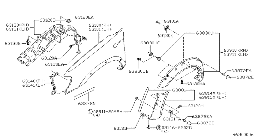 Front fender & fitting