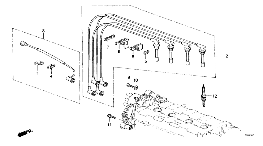 High tension cord/ spark plug