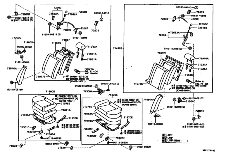 Rear Seat & Seat Track