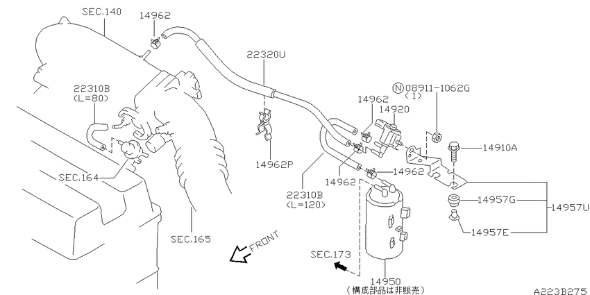 Vacuum piping