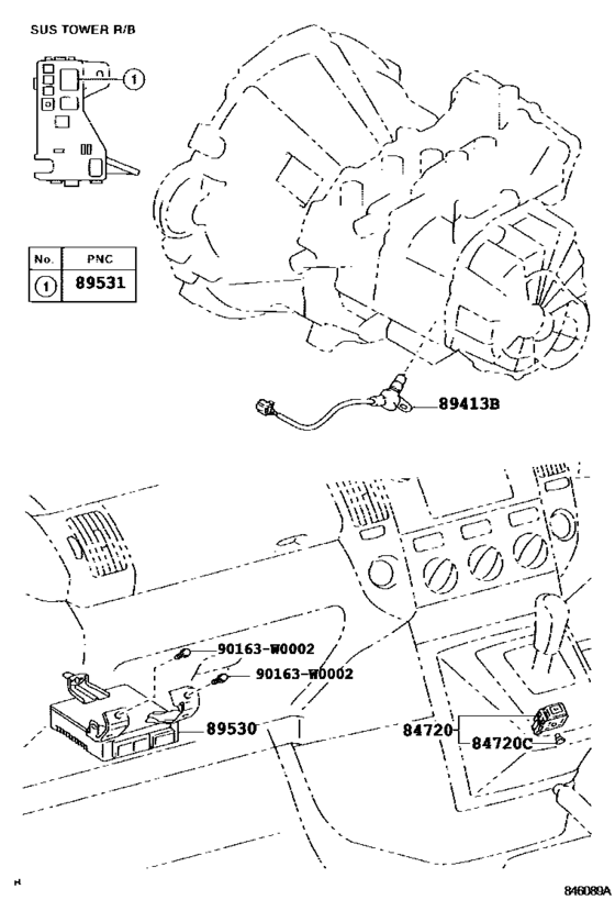 Overdrive & Electronic Controlled Transmission for 2004 2009 Toyota