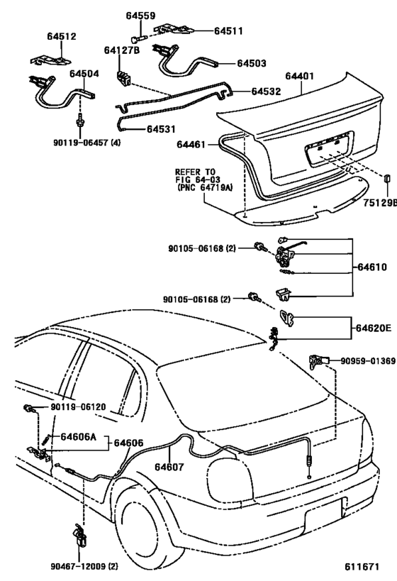 Luggage Compartment Door & Lock
