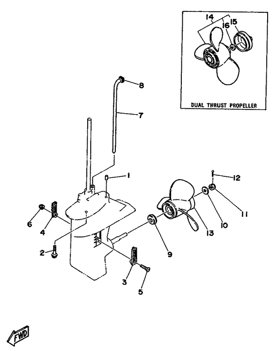 Boitier dhelice, transmissio