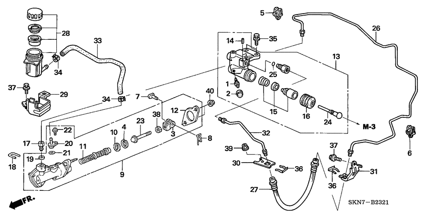 Clutch master cylinder