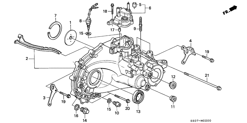 Transmission housing