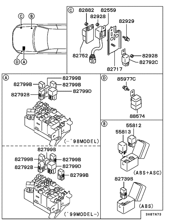 Relay,flasher & sensor