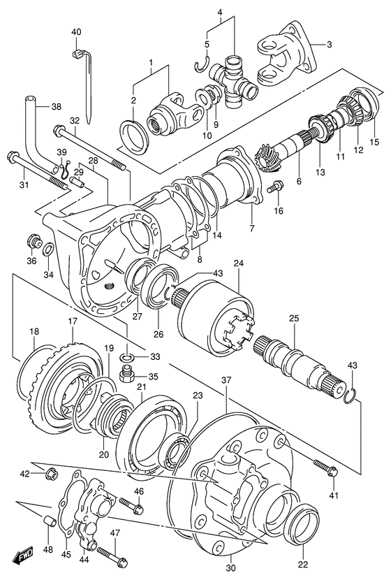 Final bevel gear