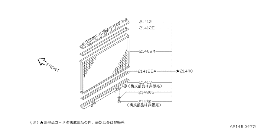 Radiator, shroud & fitting