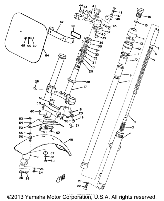 Front fork & front fender