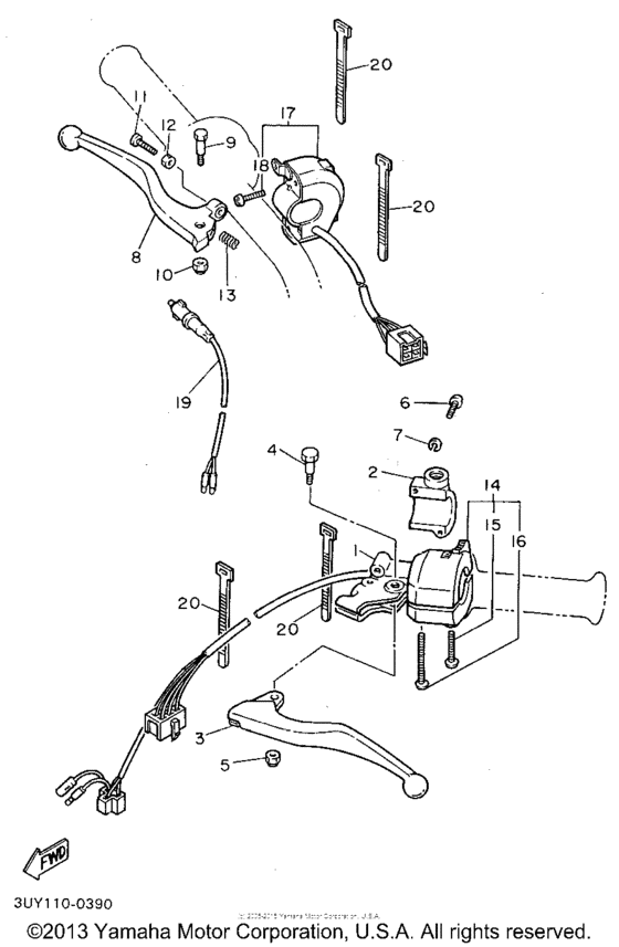 Handle switch & lever