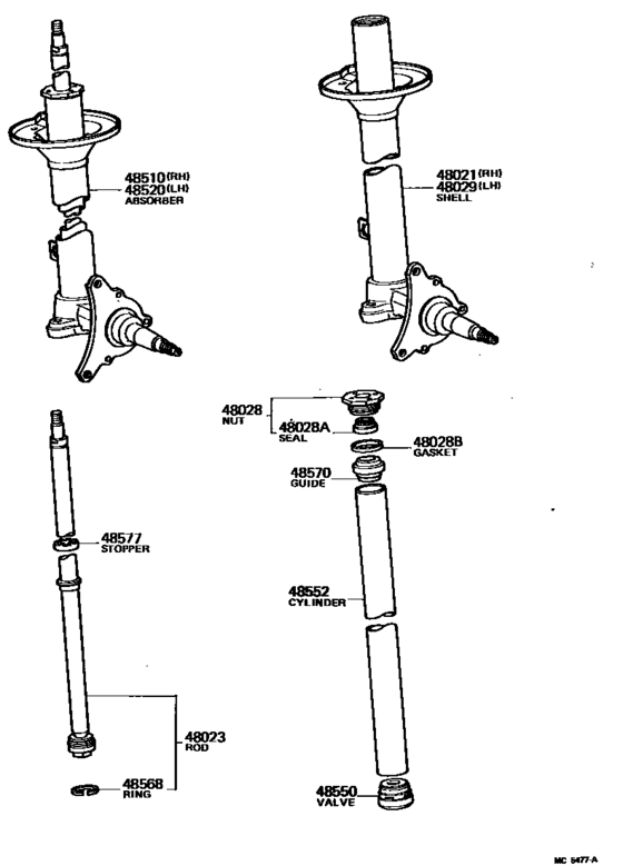 Front Spring & Shock Absorber