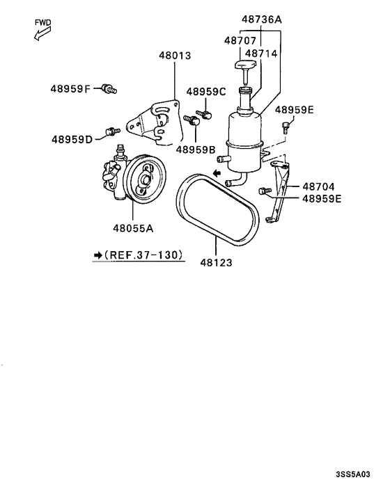 Power steering oil pump