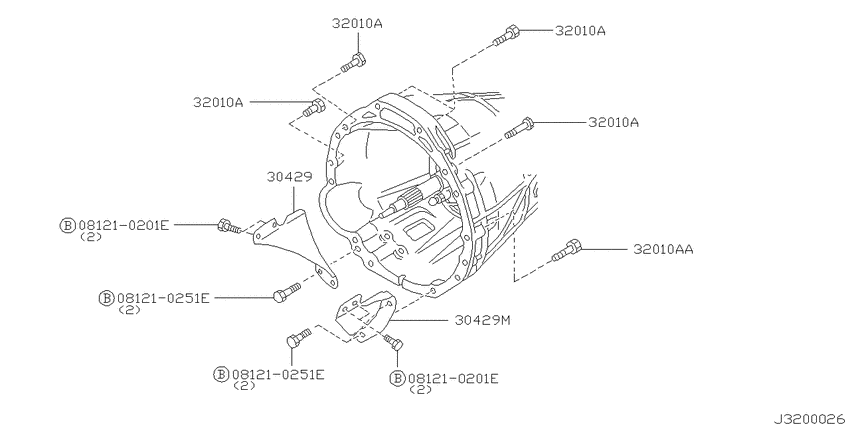 Manual transmission, transaxle & fitting