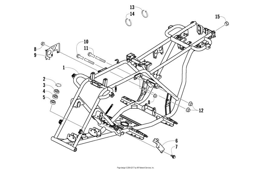 Frame And Related Parts Assembly