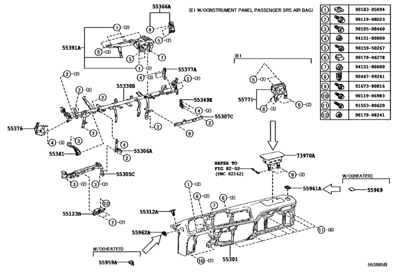 Instrument Panel & Glove Compartment