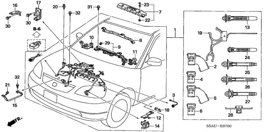 Engine wire harness