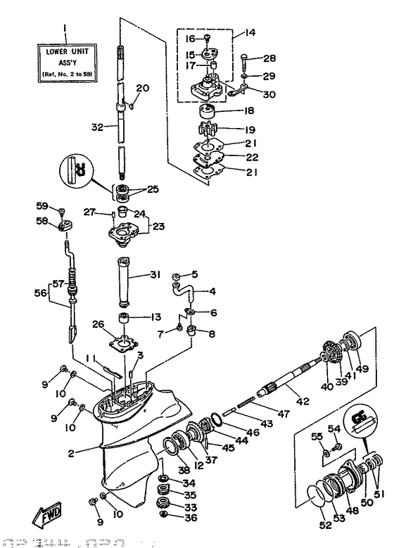 Lower casing drive 1