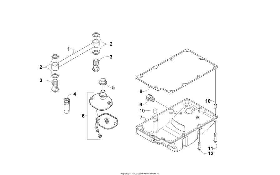 Oil Pan And Strainer Assembly