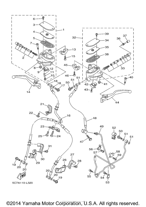Front master cylinder