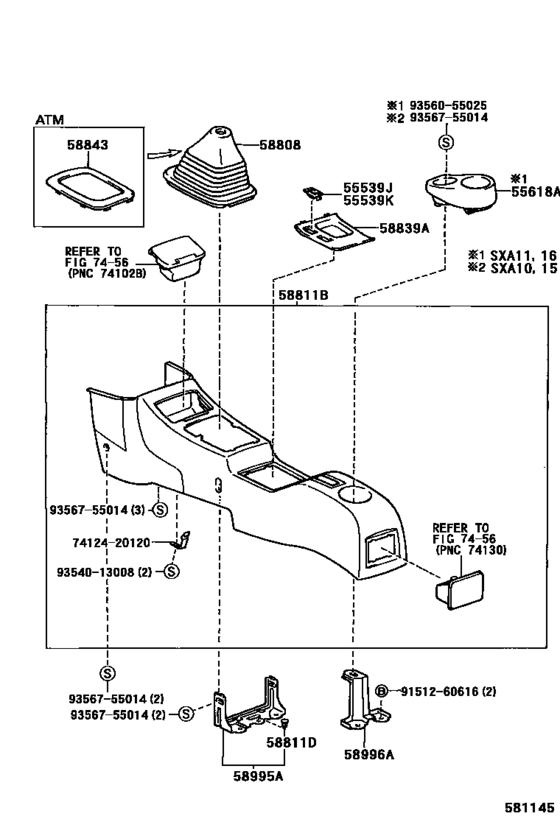 Console Box & Bracket
