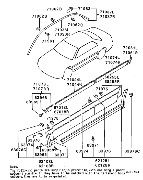 Side garnish & moulding