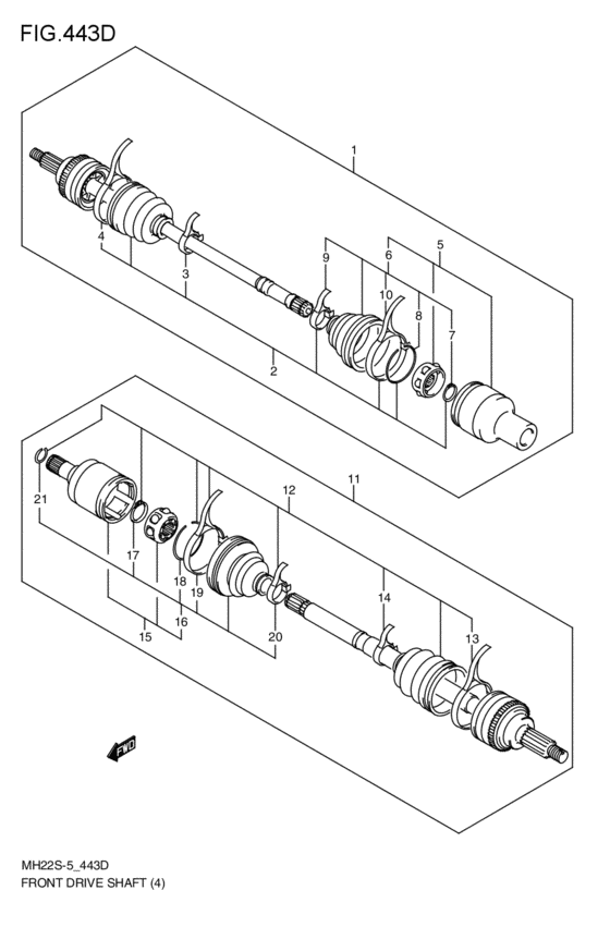 front-drive shaft