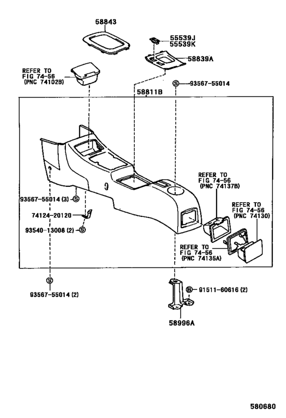 Console Box & Bracket
