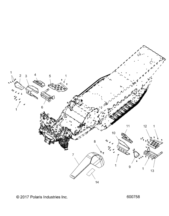 Chassis, Footrest And Clutch Guard