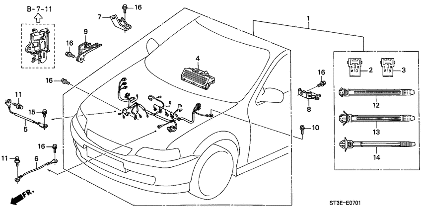 Engine wire harness