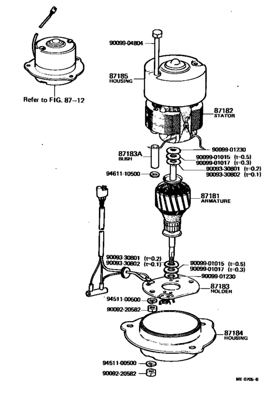 Heating & Air Conditioning - Blower Motor