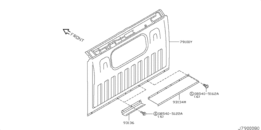 Rear panel & fitting