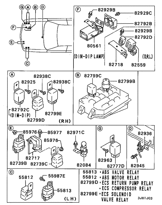 Relay,flasher & sensor