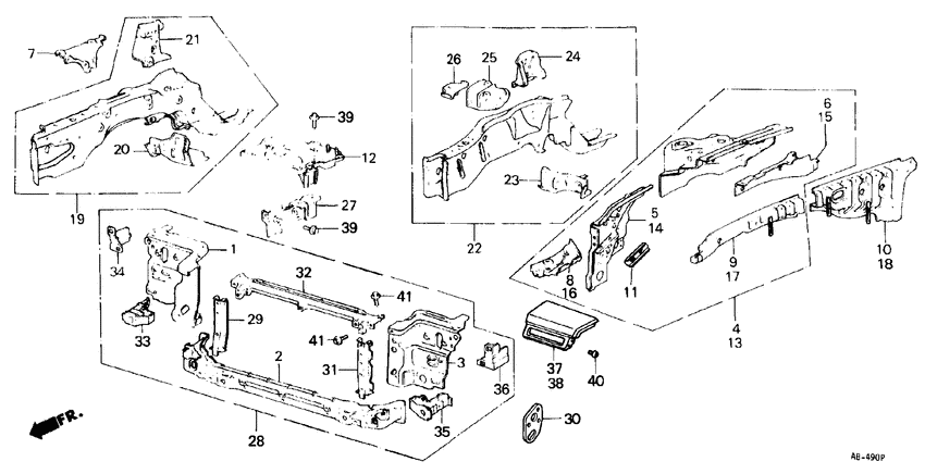 Body structure components