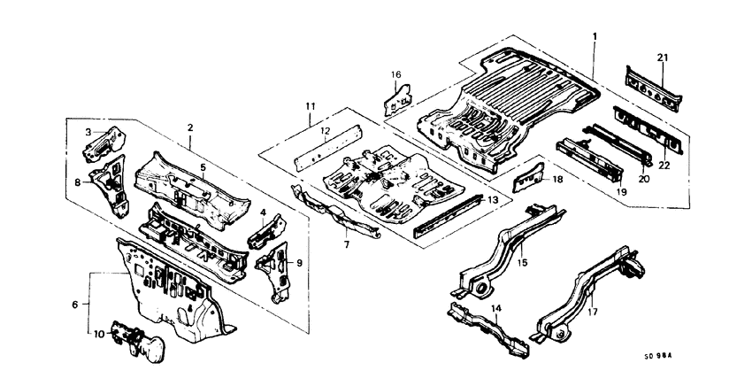 Body structure components