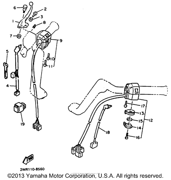 Handle switch & lever
