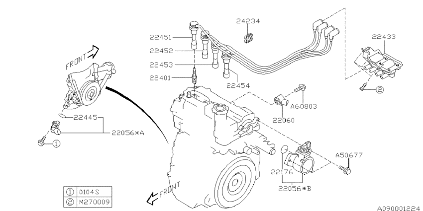 Spark plug & high tension cord