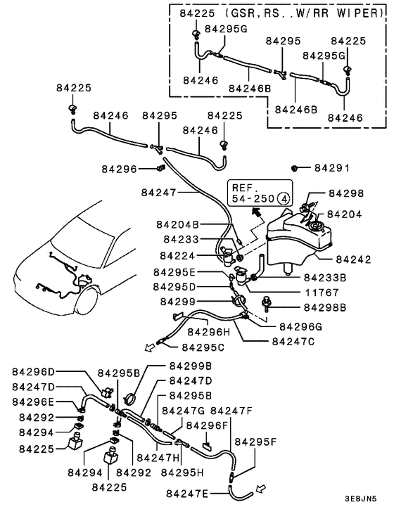 Windshield wiper & washer