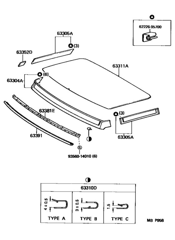 Roof Headlining & Silencer Pad