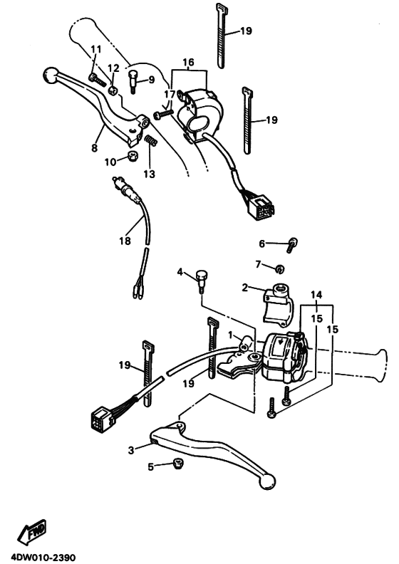 Handle switch & lever