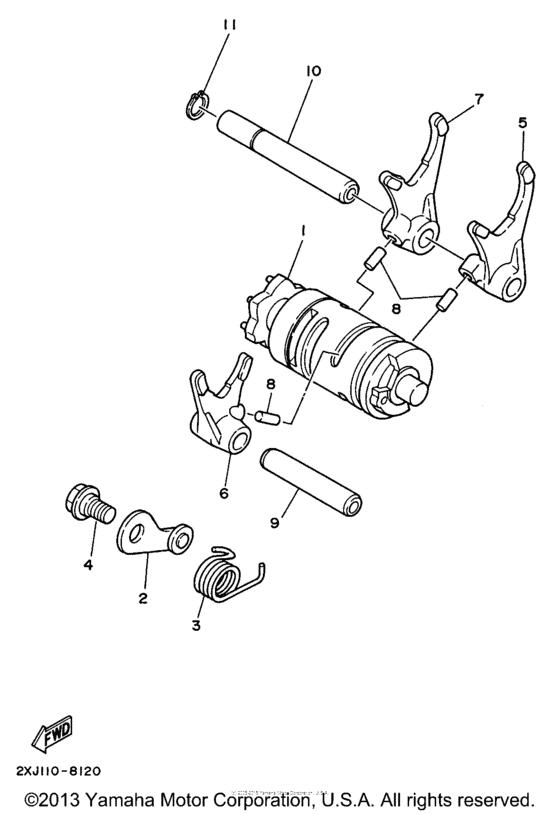 Shift Cam & Fork