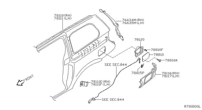 Rear fender & fitting