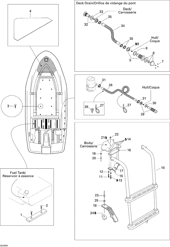 09- lower hull and ladder