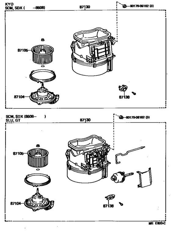 Heating & Air Conditioning - Heater Unit & Blower